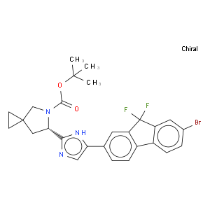 tert-Butyl (6S)-6-[5-(7-bromo-9,9-difluoro-9H-fluoren-2-yl)-1H-imidazol-2-yl]-5-azaspiro[2.4]heptane