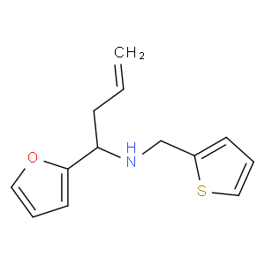 (1-furan-2-yl-but-3-enyl)-thiophen-2-ylmethyl-amine