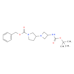 (1-cbz-pyrrolidin-3-yl-azetidin-3-yl)-carbamic acid tert-butyl ester