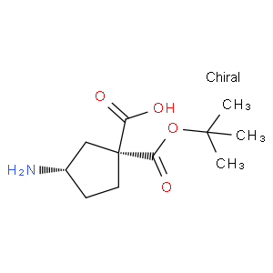 (1r,3s)-boc-3-aminocyclopentane-1 carboxylic acid
