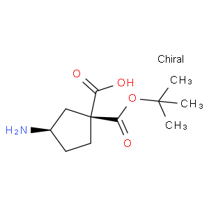 (1s,3r)-boc-3-aminocyclopentane-1 carboxylic acid