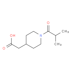 (1-isobutyryl-piperidin-4-yl)-acetic acid
