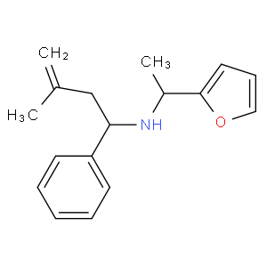 (1-furan-2-yl-ethyl)-(3-methyl-1-phenyl-but-3-enyl)-amine