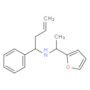 (1-furan-2-yl-ethyl)-(1-phenyl-but-3-enyl)-amine
