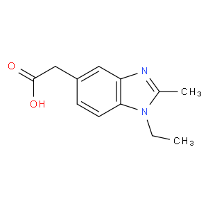 (1-ethyl-2-methyl-1h-benzimidazol-5-yl)acetic acid