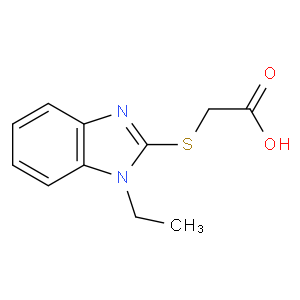 (1-ethyl-1h-benzoimidazol-2-ylsulfanyl)-acetic acid