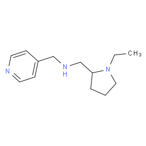 (1-ethyl-pyrrolidin-2-ylmethyl)-pyridin-4-ylmethyl-amine