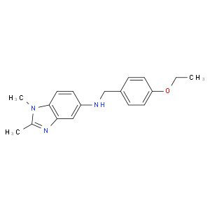 (1,2-dimethyl-1h-benzoimidazol-5-yl)-(4-ethoxy-benzyl)-amine