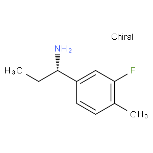 (1s)-1-(3-fluoro-4-methylphenyl)propylamine