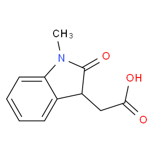 (1-methyl-2-oxo-2,3-dihydro-1h-indol-3-yl)-acetic acid
