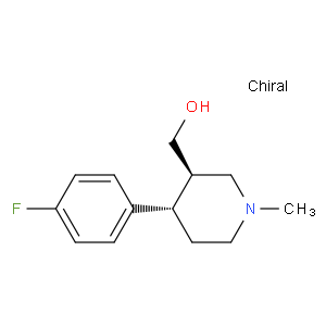 ((3r,4s)-4-(4-fluorophenyl)-1-methylpiperidin-3-yl)methanol