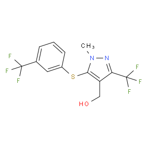 (1-methyl-3-(trifluoromethyl)-5-{[3-(trifluoro-methyl)phenyl]sulfanyl}-1h-pyrazol-4-yl)methanol