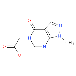 (1-methyl-4-oxo-1,4-dihydro-pyrazolo[3,4-d]-pyrimidin-5-yl)-acetic acid