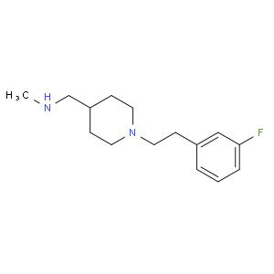 ({1-[2-(3-fluorophenyl)ethyl]piperidin-4-yl}-methyl)methylamine