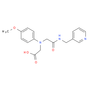 ((4-methoxyphenyl){2-oxo-2-[(pyridin-3-ylmethyl)-amino]ethyl}amino)acetic acid