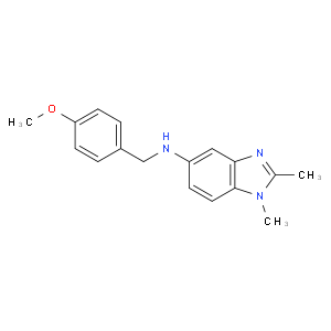 (1,2-dimethyl-1h-benzoimidazol-5-yl)-(4-methoxy-benzyl)-amine