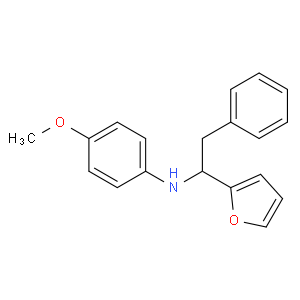 (1-furan-2-yl-2-phenyl-ethyl)-(4-methoxy-phenyl)-amine