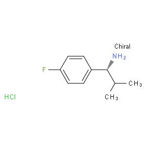 (1r)-1-(4-fluorophenyl)-2-methylpropylamine hcl
