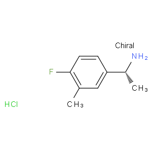 (1r)-1-(4-fluoro-3-methylphenyl)ethylamine hcl