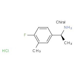(1s)-1-(4-fluoro-3-methylphenyl)ethylamine hcl