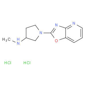(1-[1,3]oxazolo[4,5-b]pyridin-2-ylpyrrolidin-3-yl) methylamine dihydrochloride