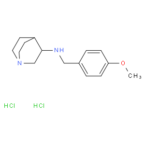 (1-aza-bicyclo[2.2.2]oct-3-yl)-(4-methoxy-benzyl)-amine dihydrochloride