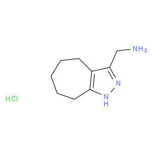 (1,4,5,6,7,8-hexahydrocyclohepta[c]pyrazol-3-ylmethyl)amine hydrochloride