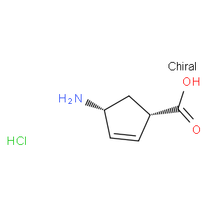 (1s,4r)-4-aminocyclopent-2-enecarboxylic acid hcl