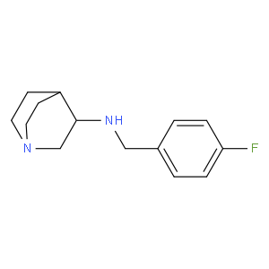 (1-aza-bicyclo[2.2.2]oct-3-yl)-(4-fluoro-benzyl)-amine