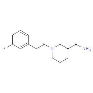 ({1-[2-(3-fluorophenyl)ethyl]piperidin-3-yl}-methyl)amine