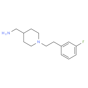 ({1-[2-(3-fluorophenyl)ethyl]piperidin-4-yl}-methyl)amine