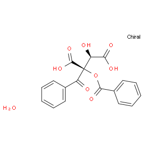 (-)-dibenzoyl-l-tartaric acid monohydrate