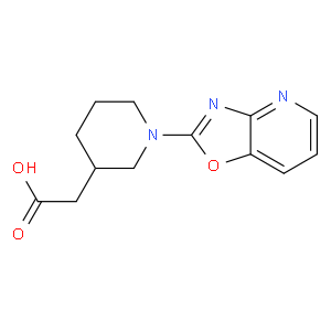 (1-[1,3]oxazolo[4,5-b]pyridin-2-ylpiperidin-3-yl)-acetic acid