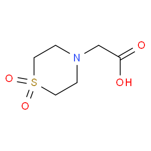 (1,1-dioxidothiomorpholin-4-yl)acetic acid