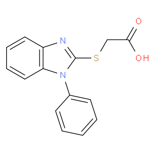 (1-phenyl-1h-benzoimidazol-2-ylsulfanyl)-acetic acid